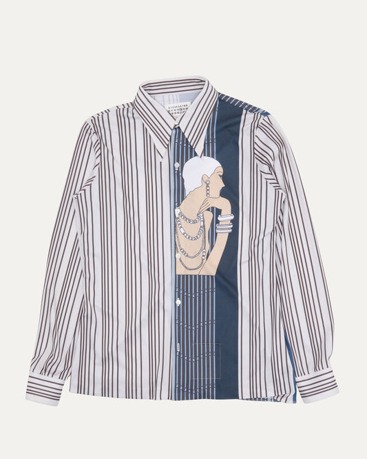 Portrait Print Seventies Shirt