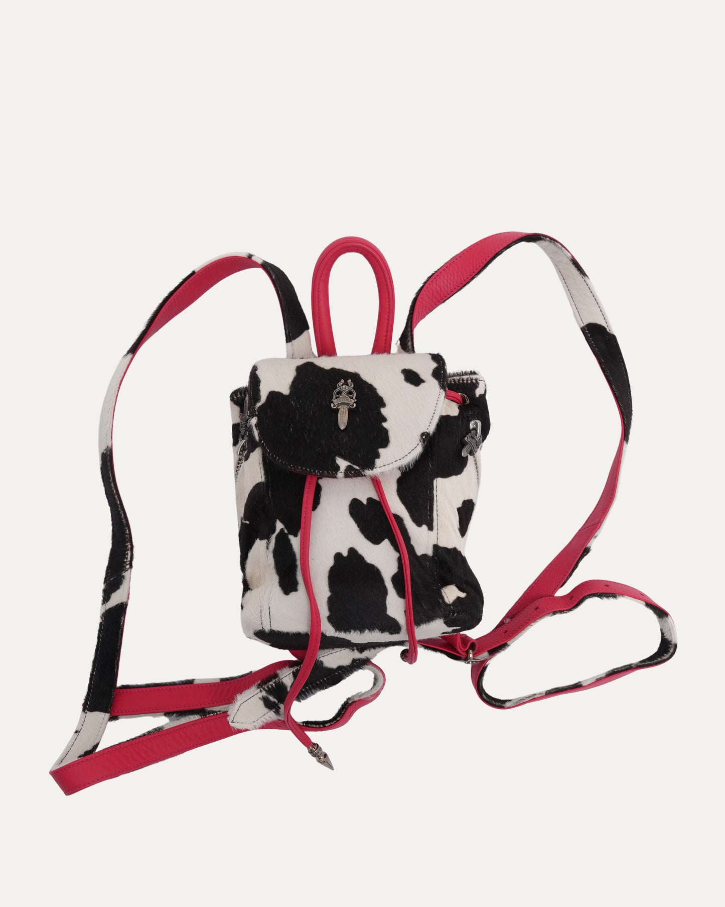 Mini Cow Print Backpack
