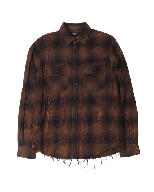 Bleached Flannel Shirt