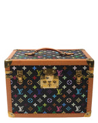 Takashi Murakami Black Monogram Multicolor Canvas Boite Pharmacie