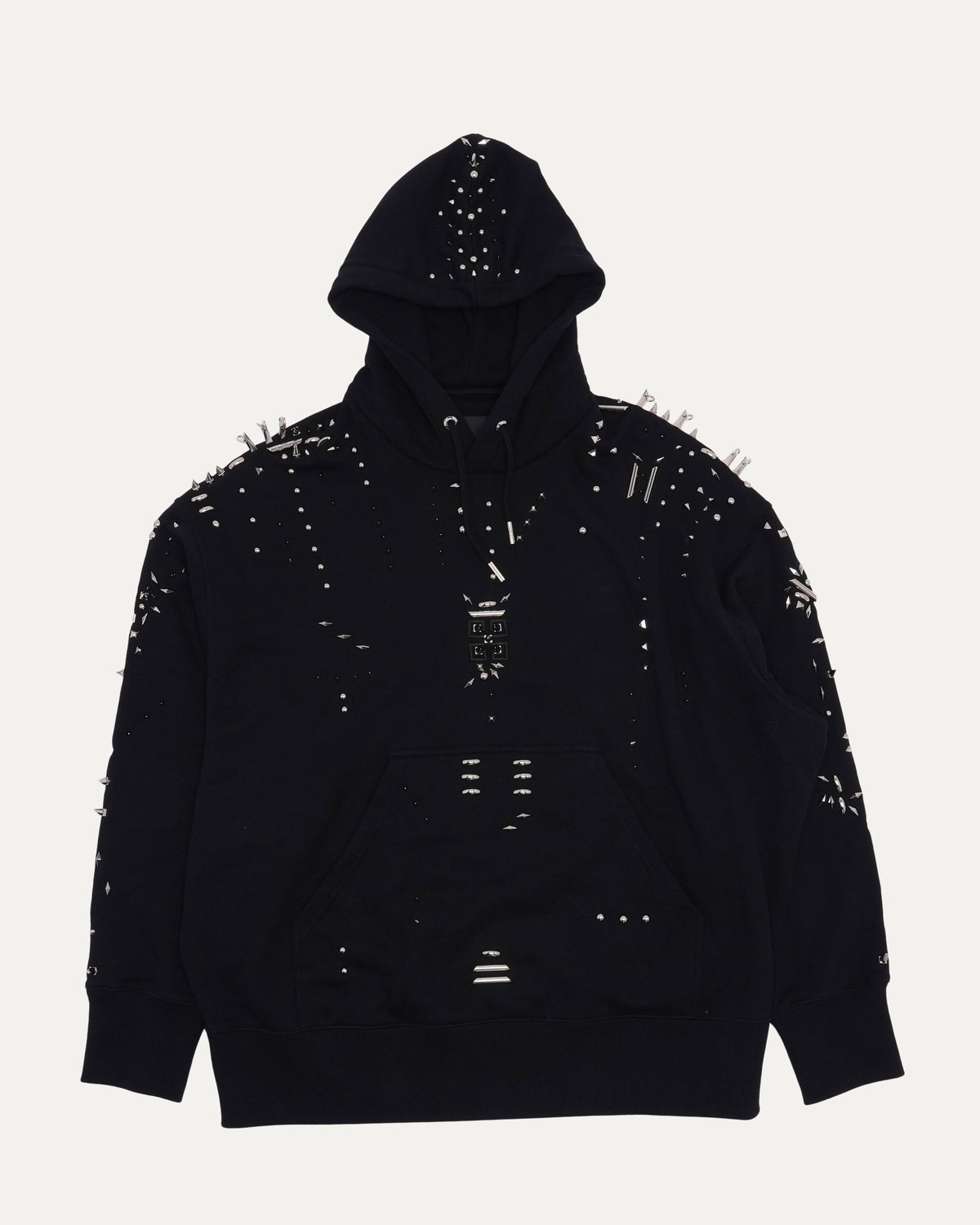 Oversized Studded Hoodie