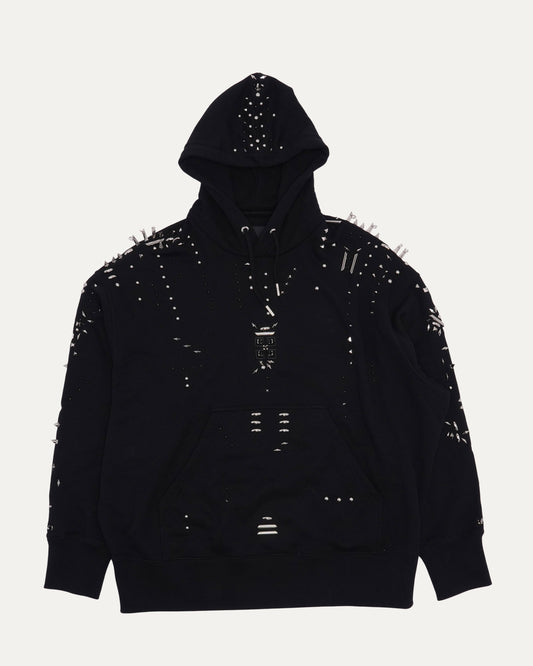 Oversized Studded Hoodie