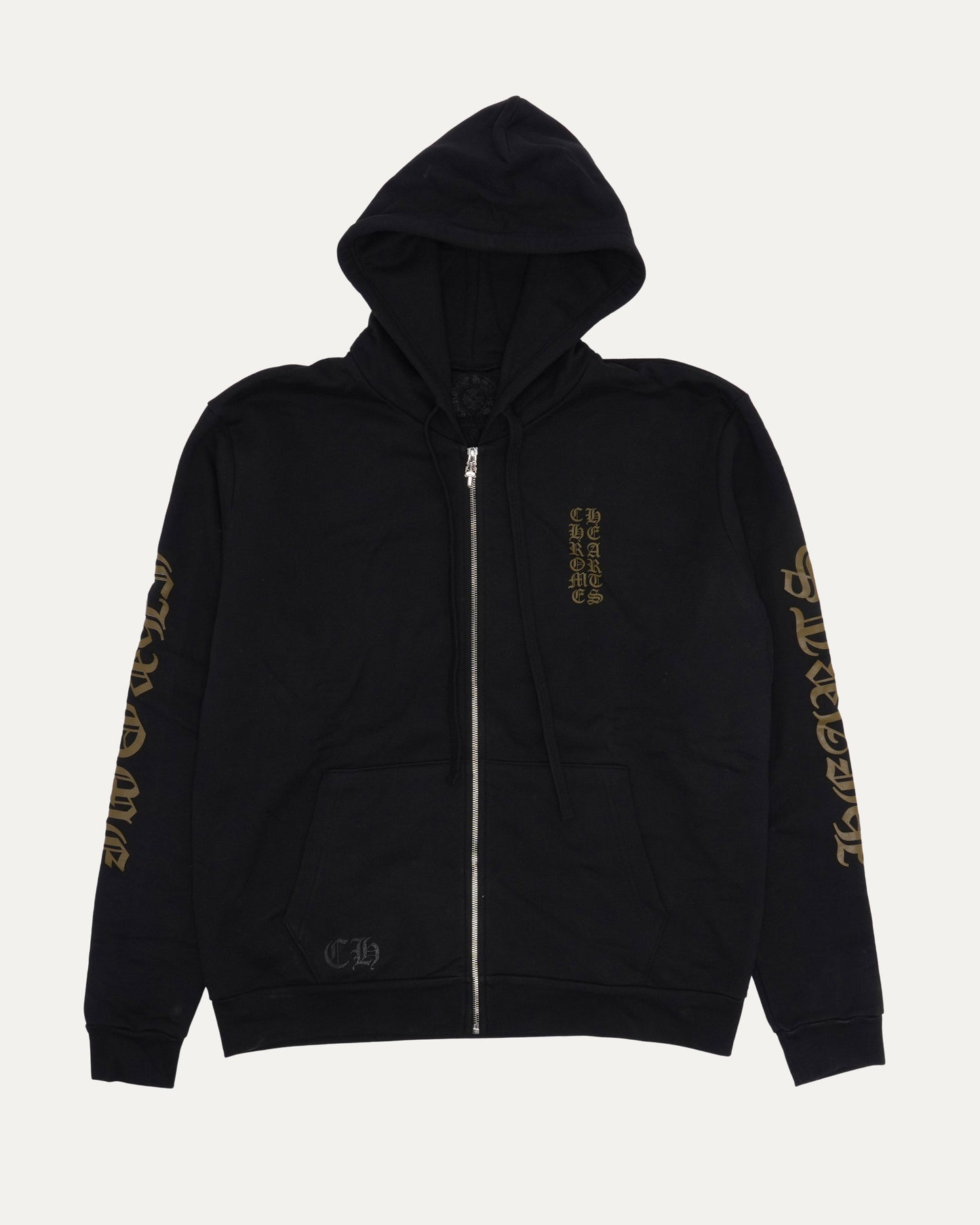 Vertical Logo Zip Hoodie