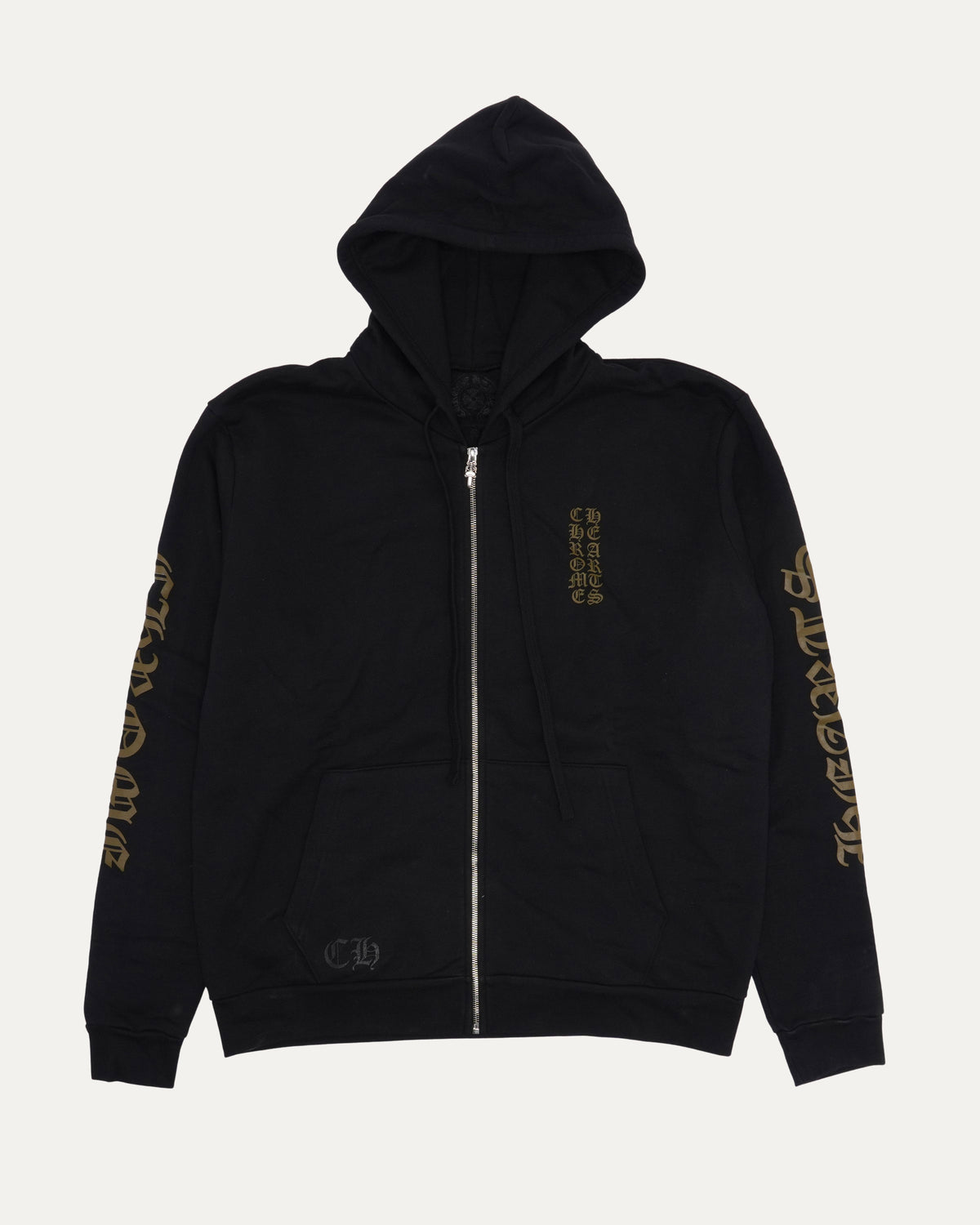 Vertical Logo Zip Hoodie