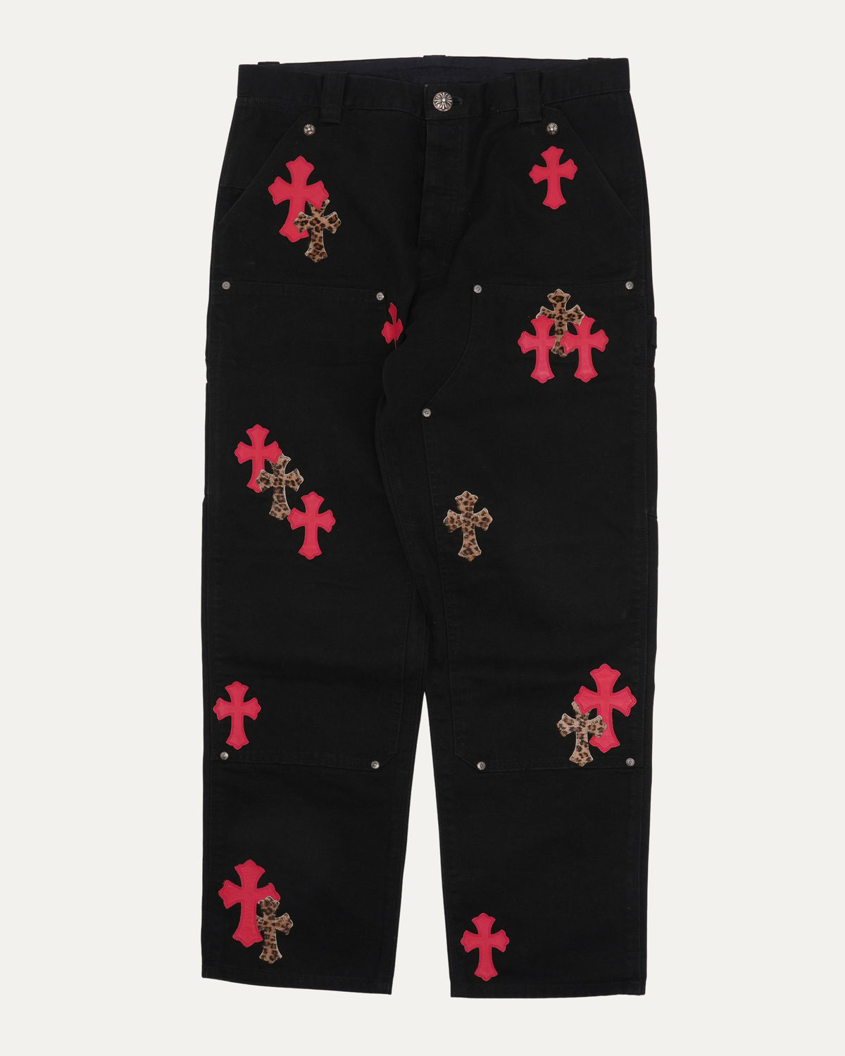 Cross Patch Double Knee Carpenter Pants