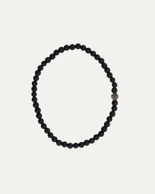 4mm Onyx Bead Bracelet