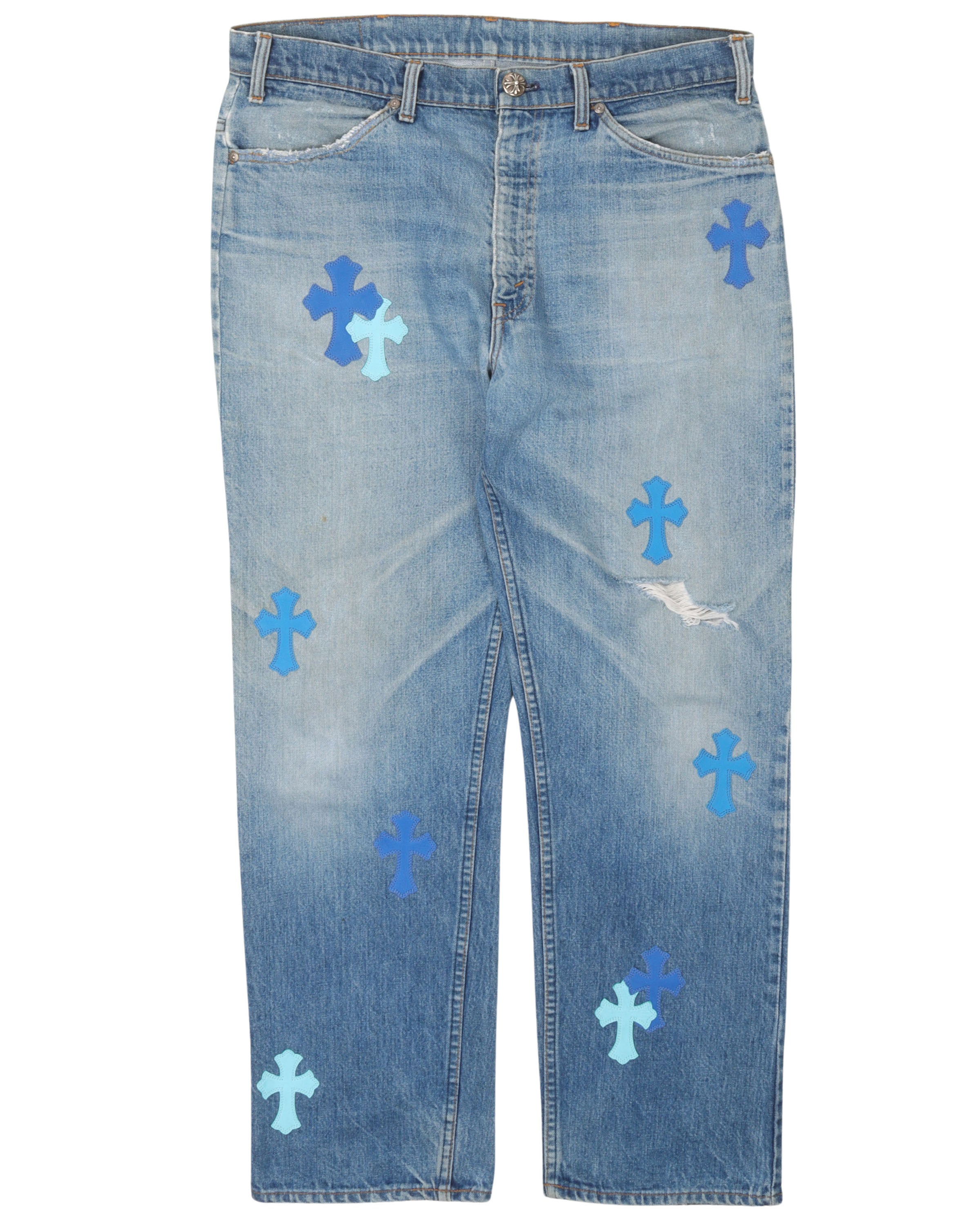 Miami Art Basel Cross Patch Jeans