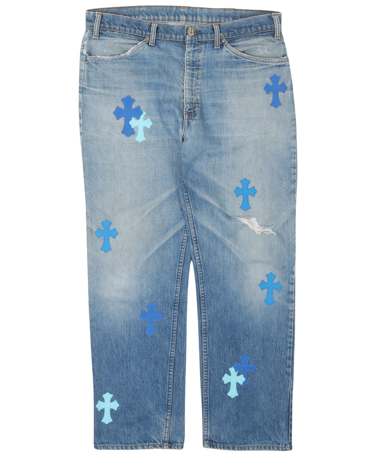Miami Art Basel Cross Patch Jeans
