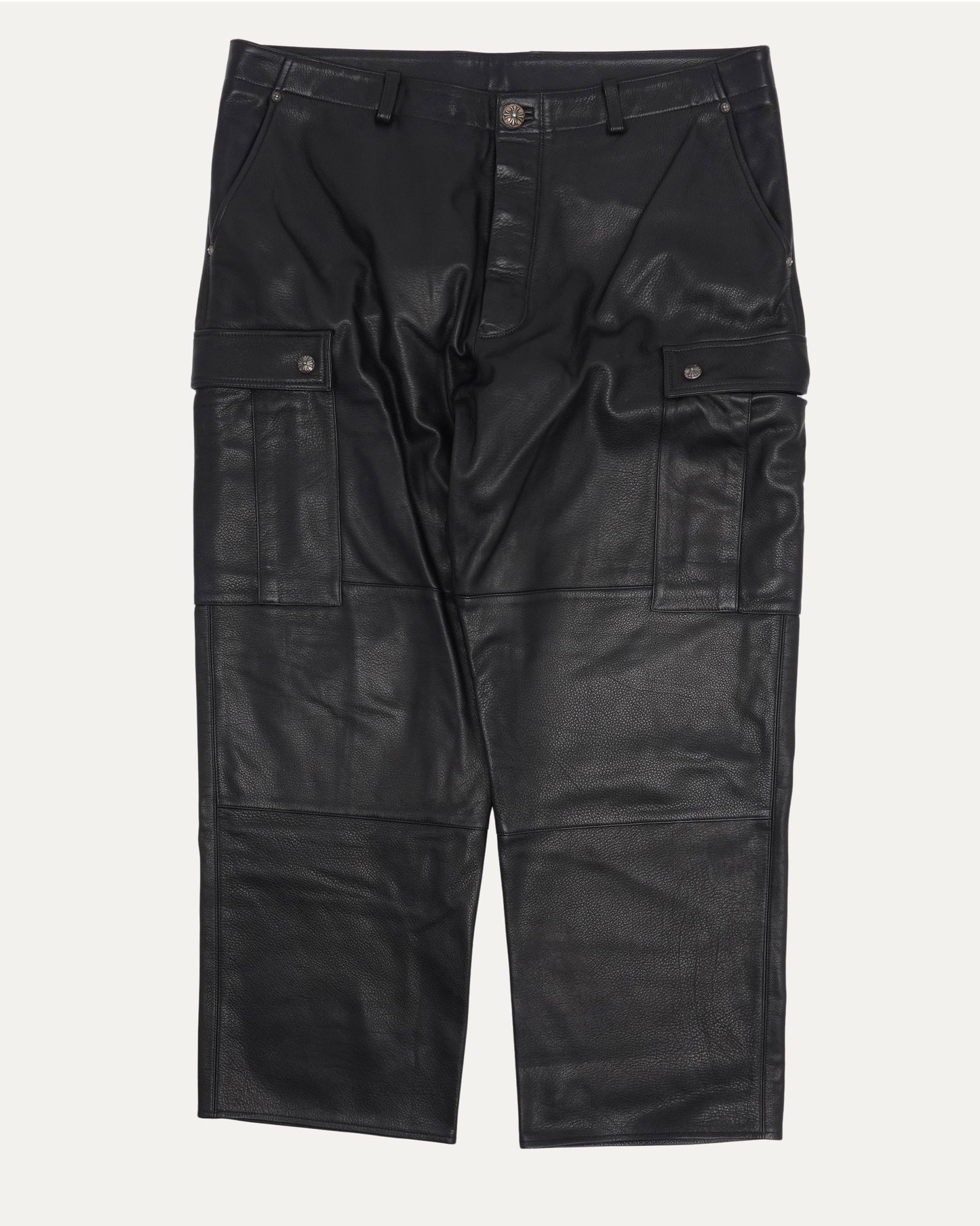 Leather Cargo Pants