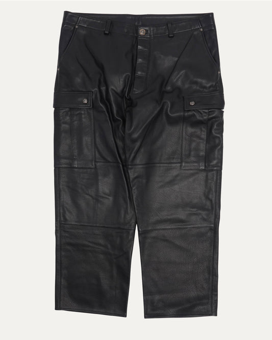 Leather Cargo Pants