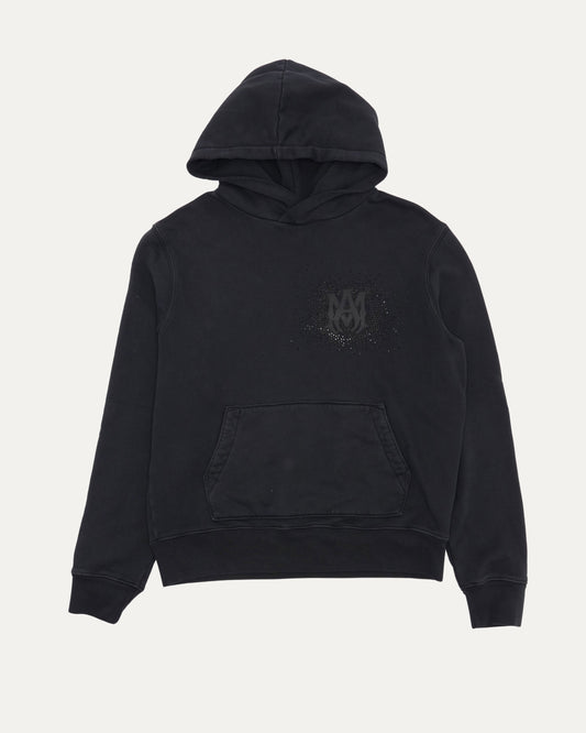 Crystal Embellished Logo Hoodie