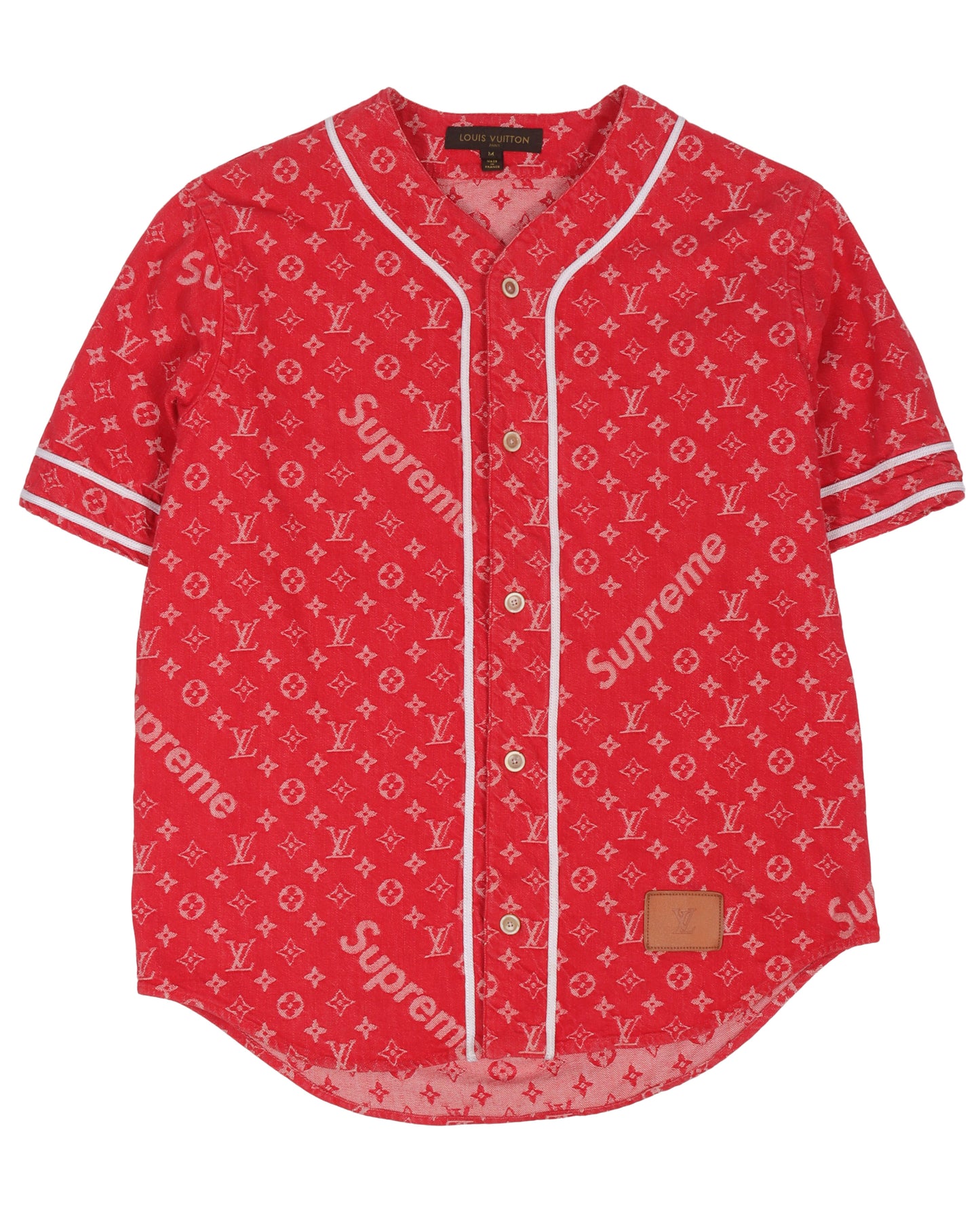 Supreme Denim Baseball Jersey
