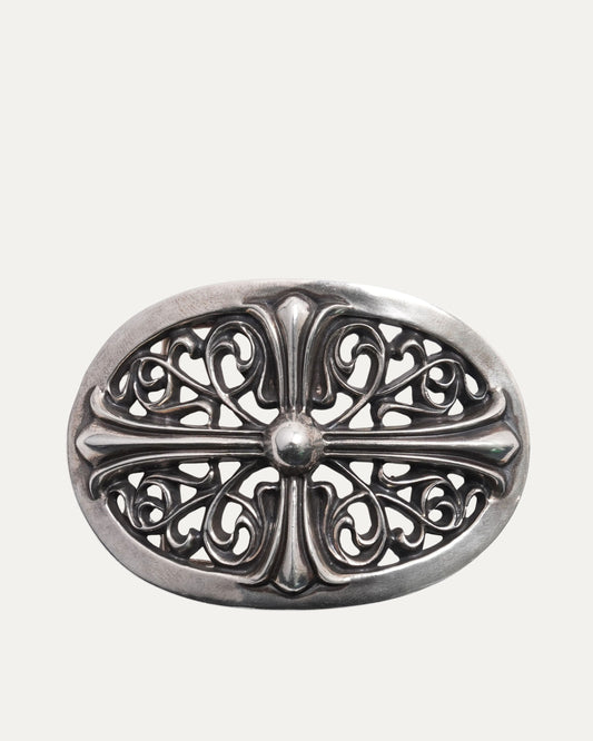 Oval Cross Belt Buckle