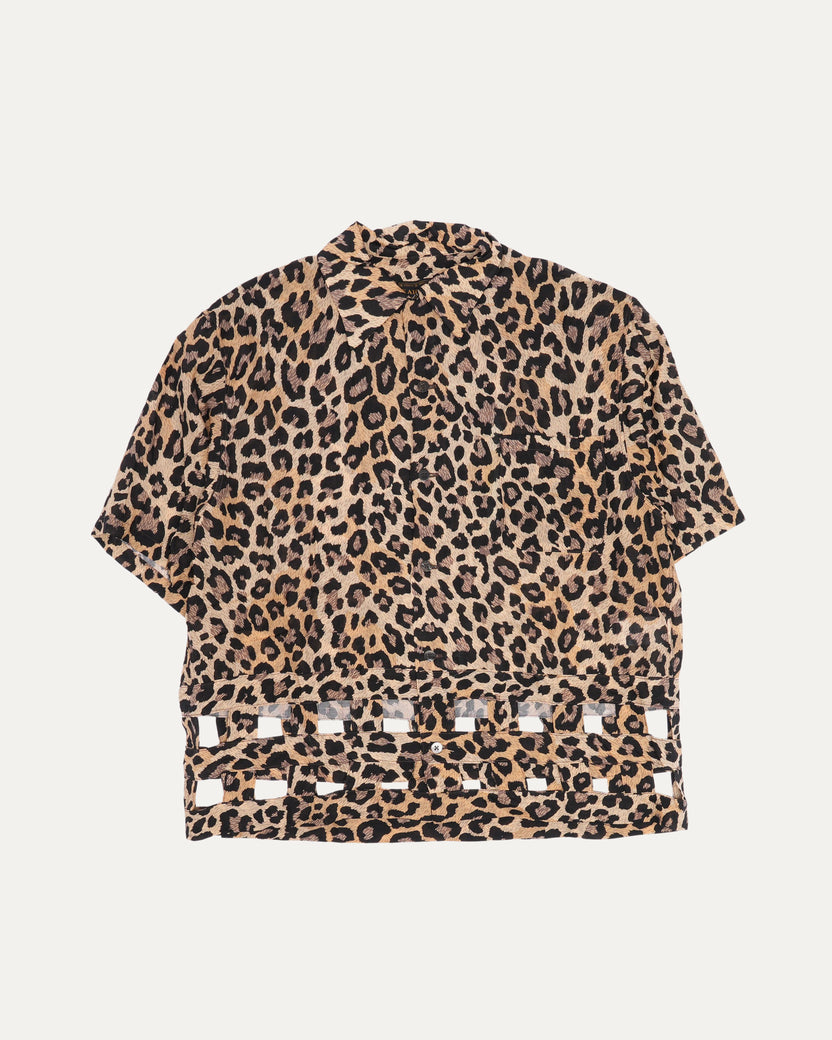 Leopard-Print Aloha Shirt