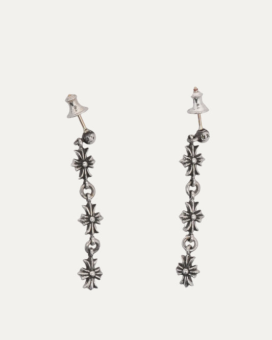 Tiny E Earring Set
