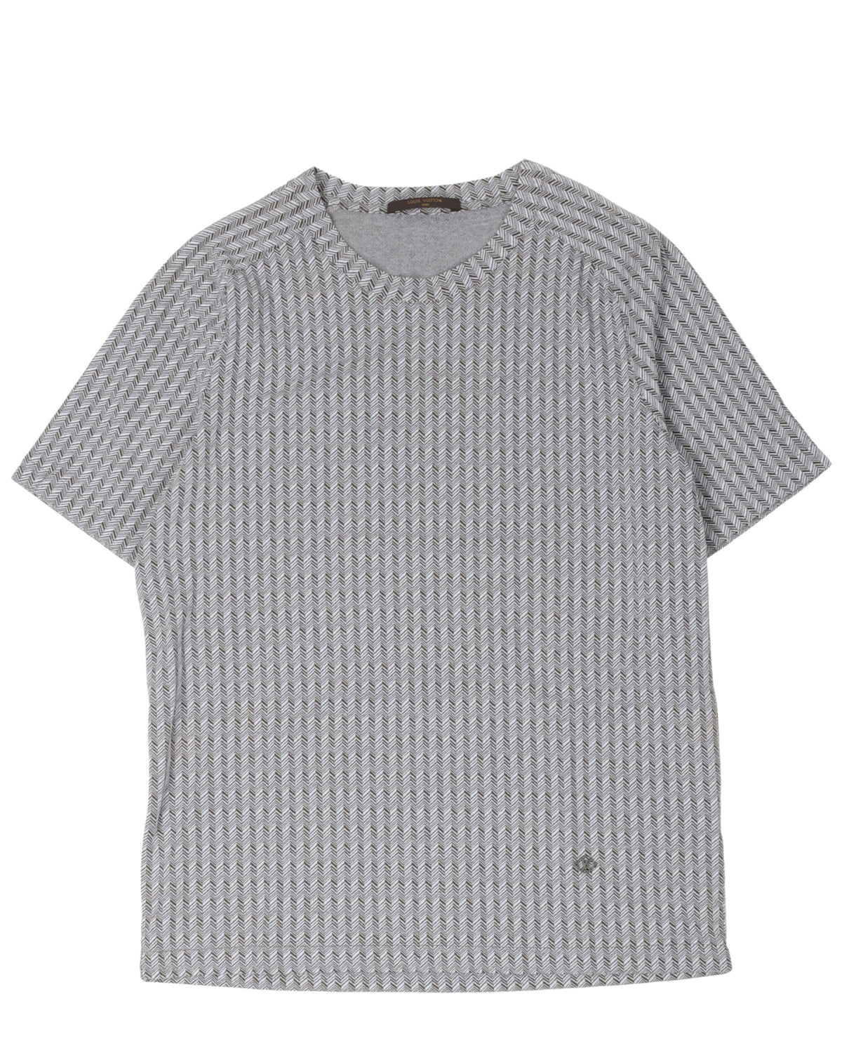 Herringbone Knit T-Shirt