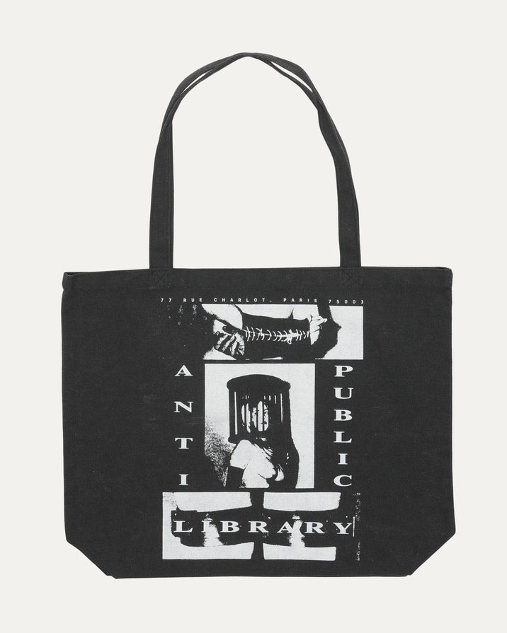 Anti-Public Library Canvas Tote Bag