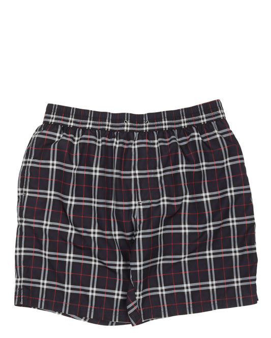 Plaid Swim Shorts