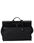 Black Vache Hunter and Toile Herbag Zip Cabine 50 Palladium Hardware