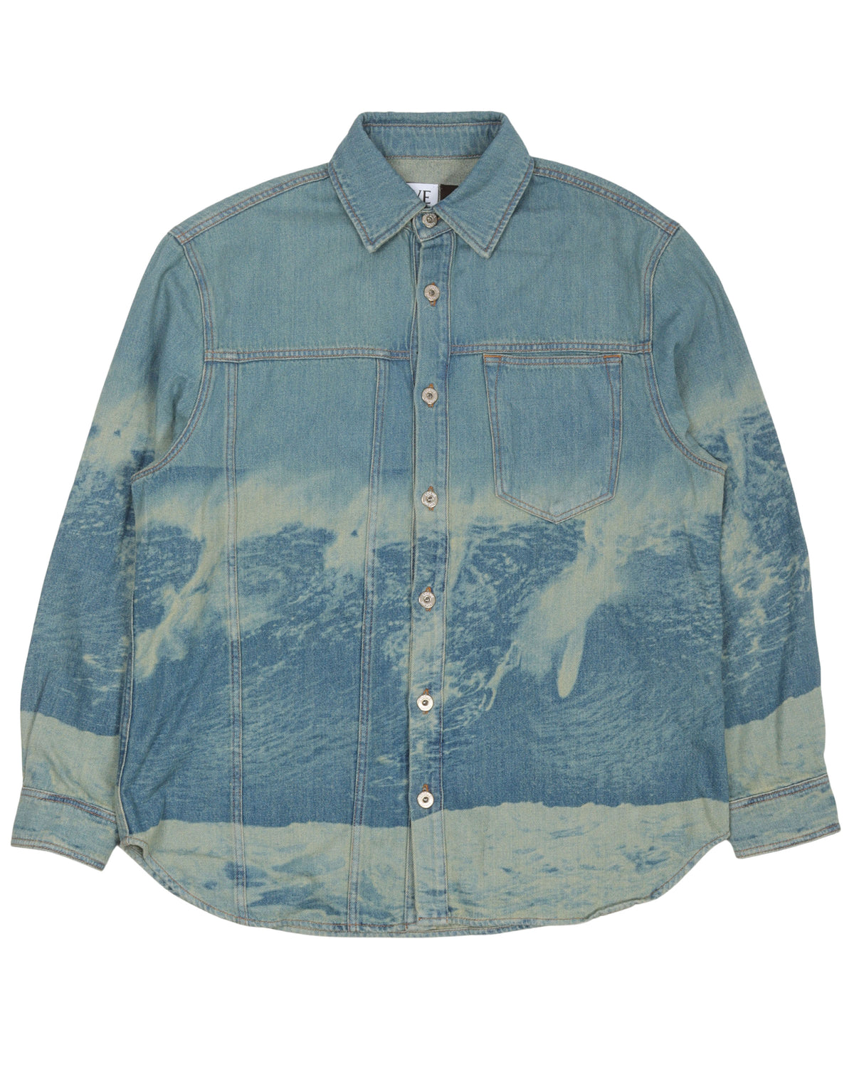Paula's Ibiza Printed Denim Shirt