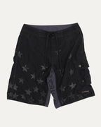 Plus Cross Patch Star Print Board Shorts