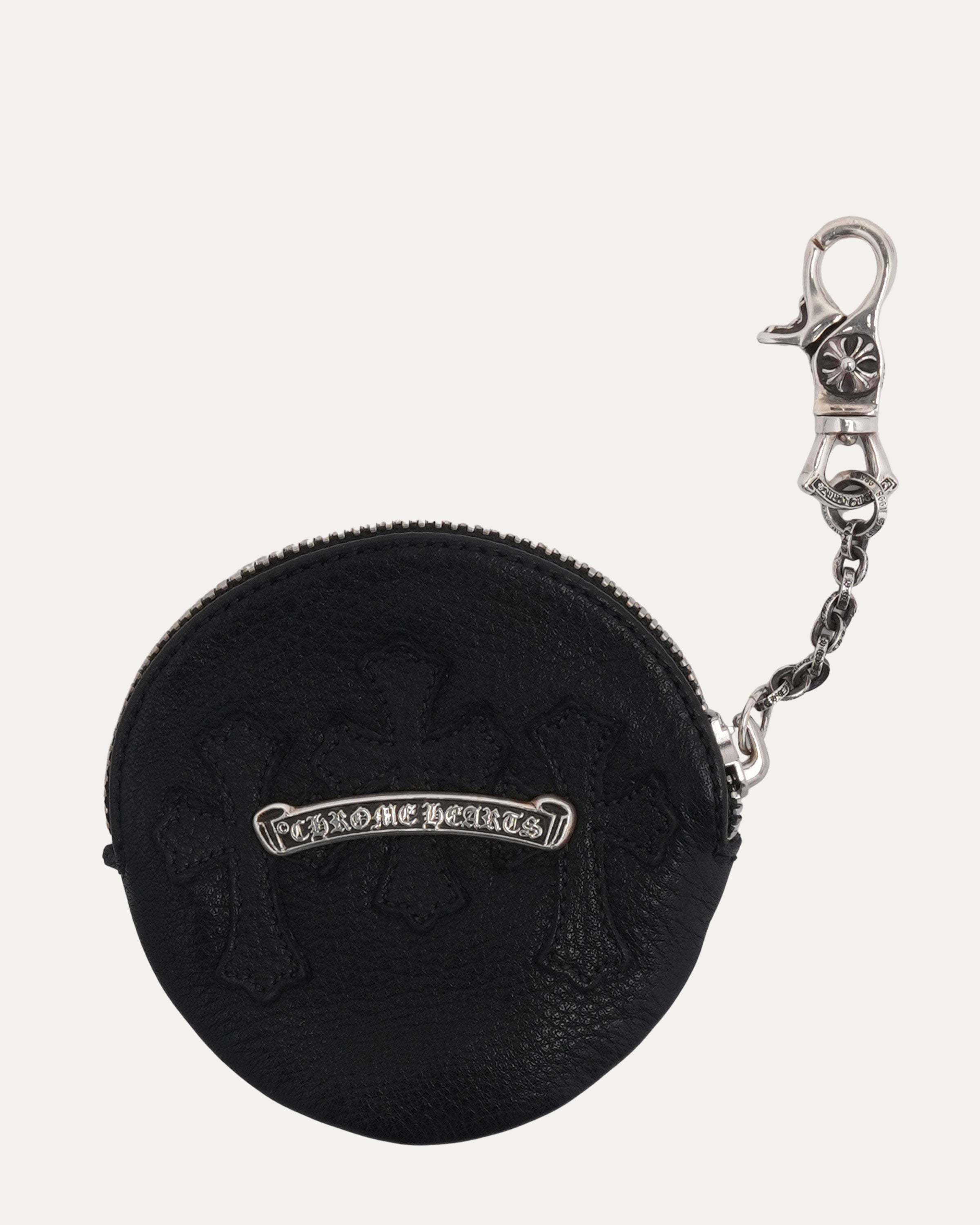 Chrome Hearts Cemetery Cross Patch Coin Purse with Clip – Justin Reed