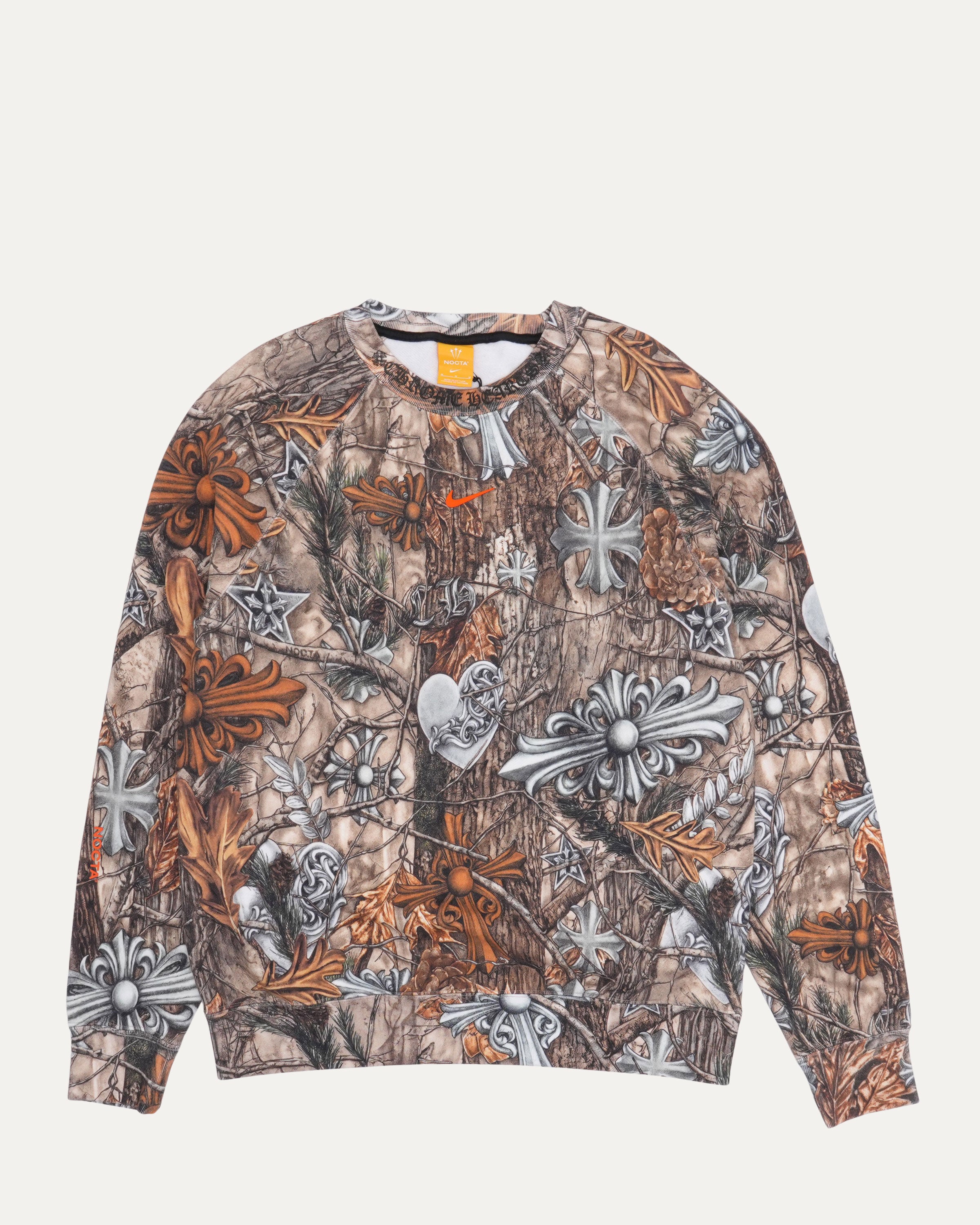 NOCTA × Chrome hearts 総柄スウェット Chrome Hearts Nike NOCTA Crewneck Sweatshirt – Justin Reed