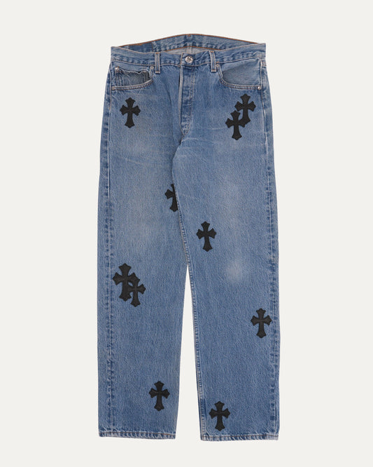 Levi's 501 Cross Patch Jeans