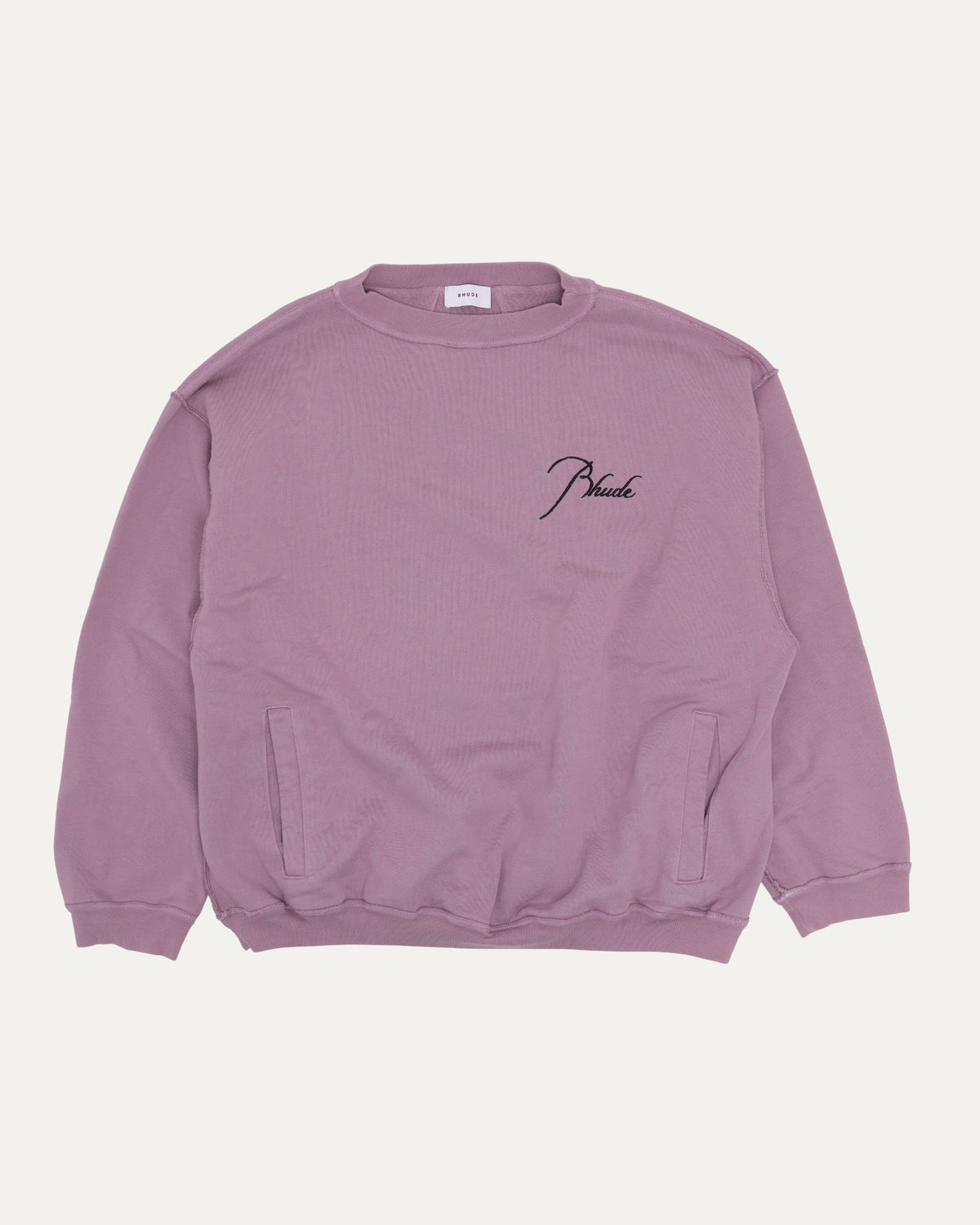 Embroidered Logo Crewneck Sweatshirt