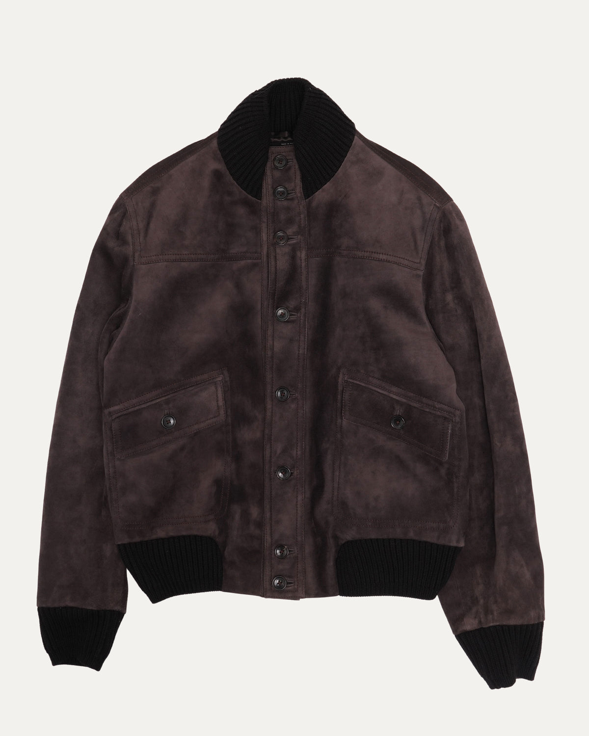 Suede Bomber Jacket