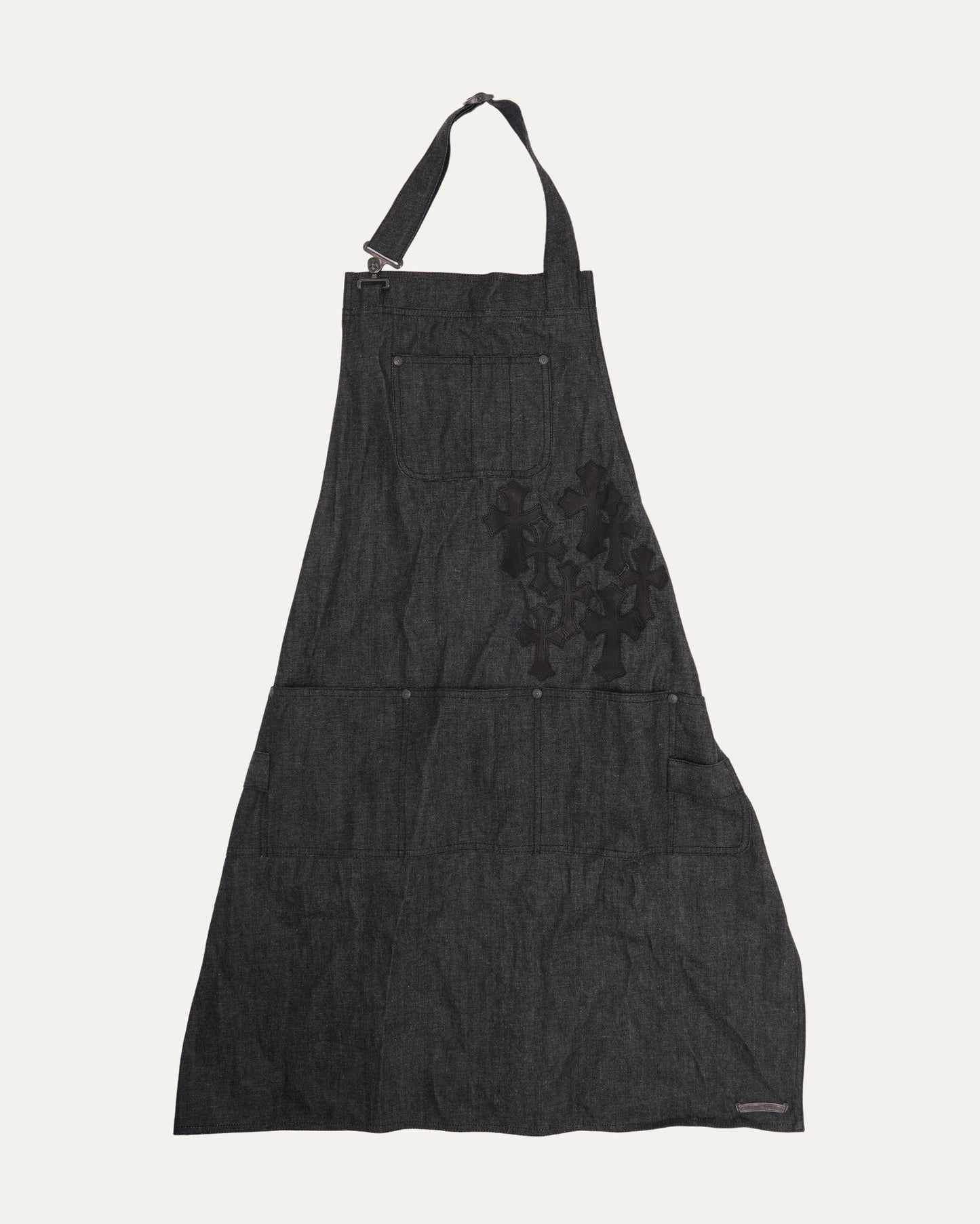 Cross Patch Denim Apron