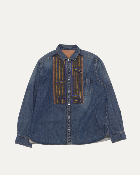 Embellished Denim Shirt