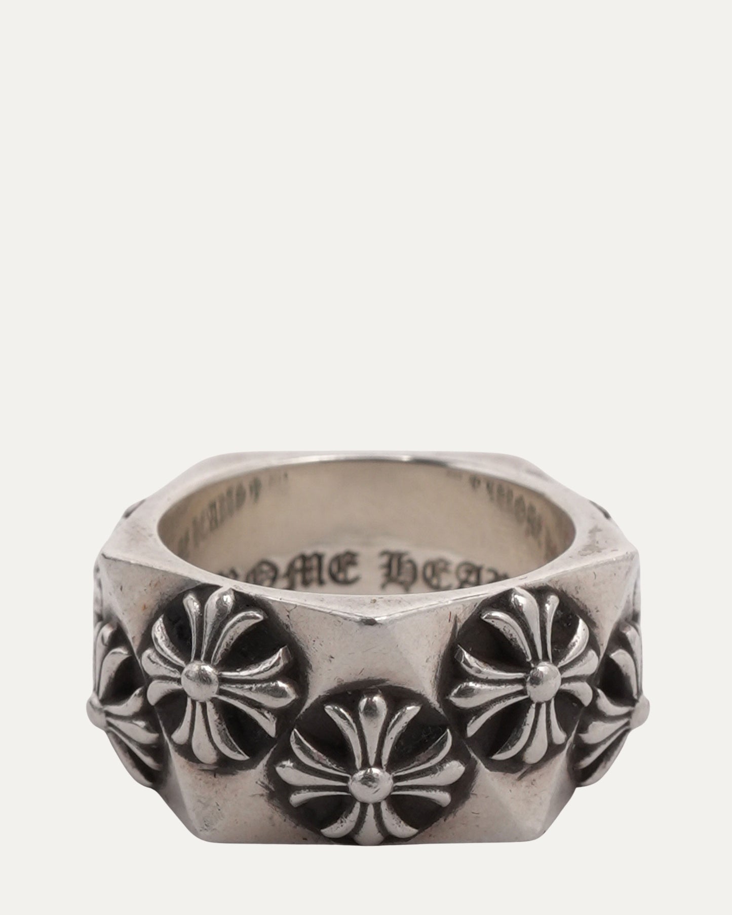 Plus Cross Pentagon Ring