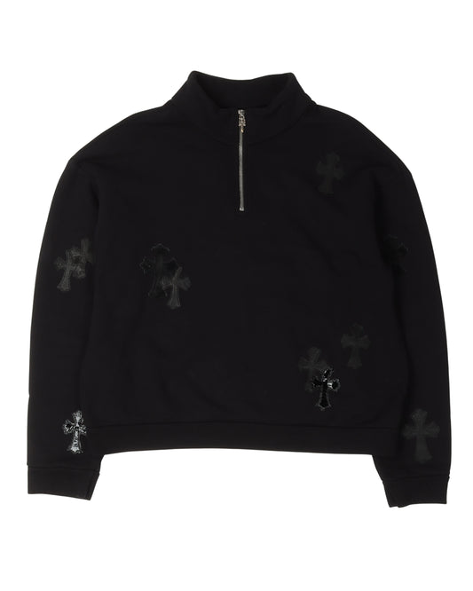 Cross Patch Quarter-Zip Sweatshirt