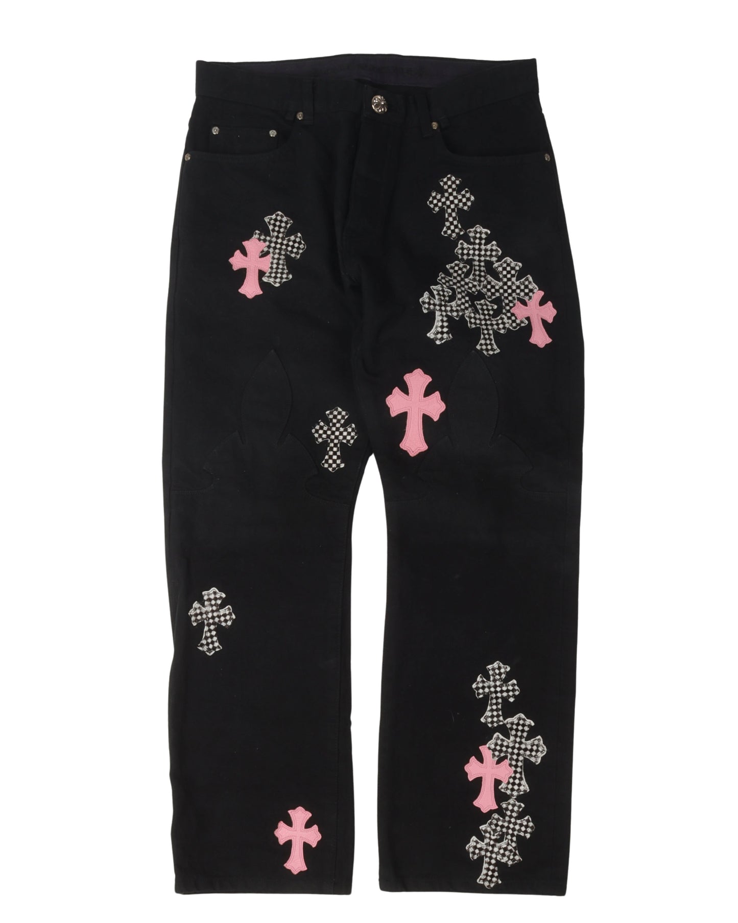 Cross Patch Fleur Knee Jeans