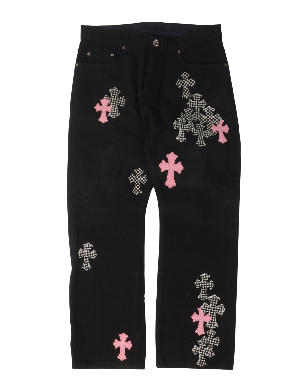 Cross Patch Fleur Knee Jeans