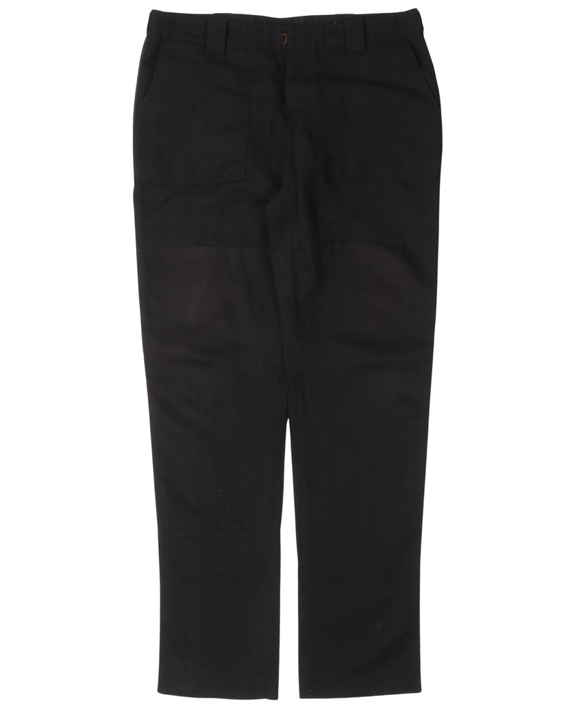 Slim Fit Cotton Trousers