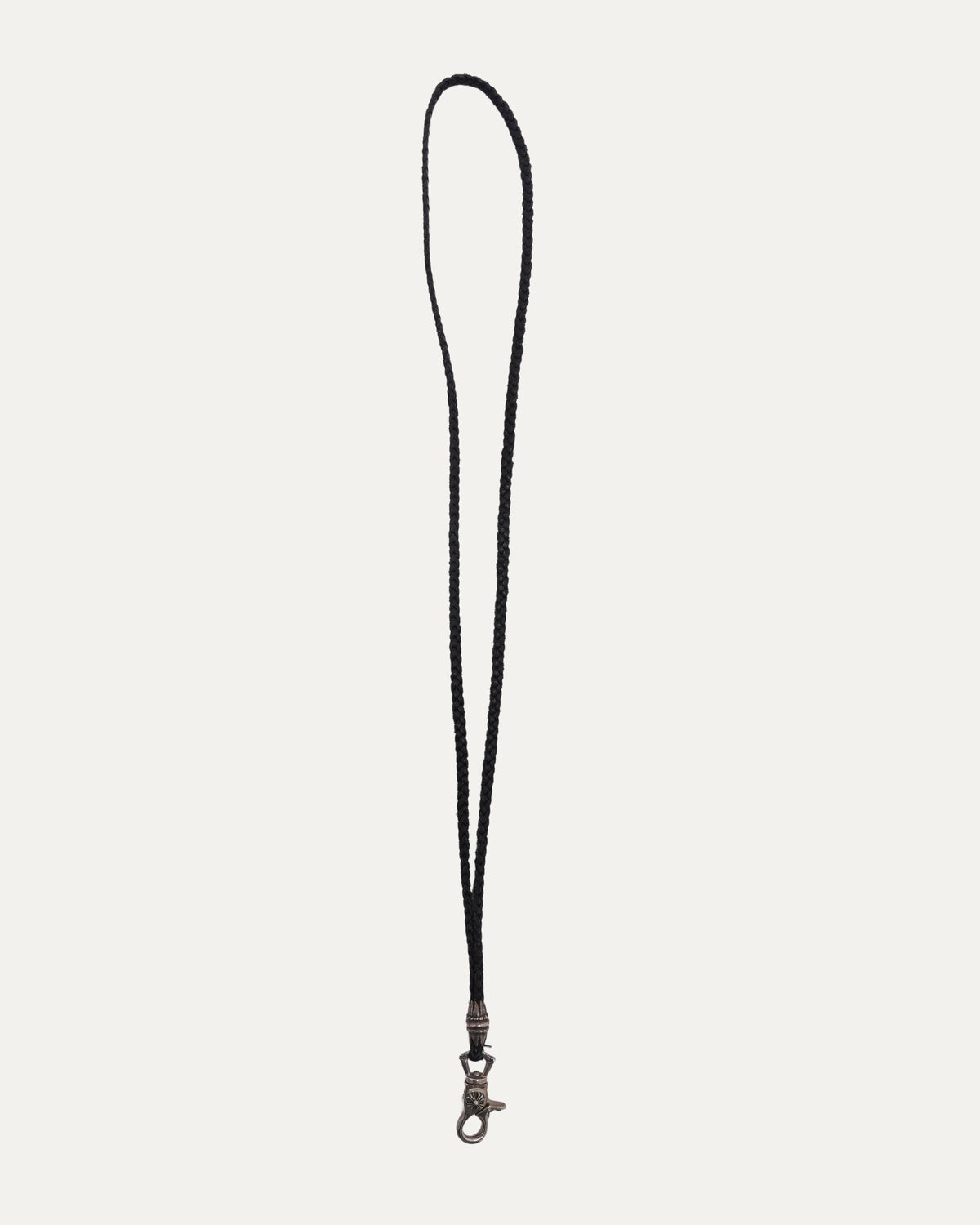 Braided Leather Lanyard