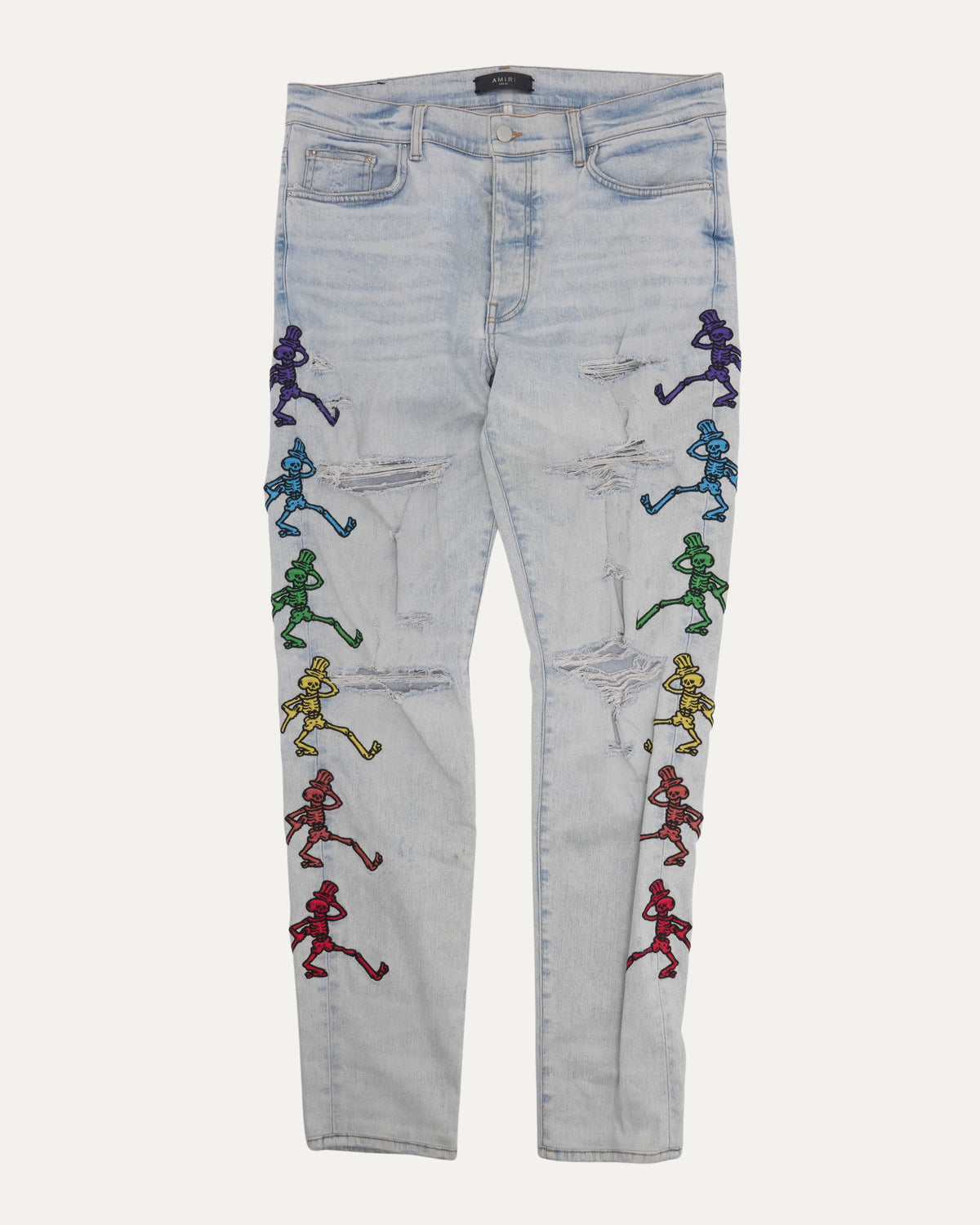 Grateful Dead Dancing Skeleton MX1 Jeans