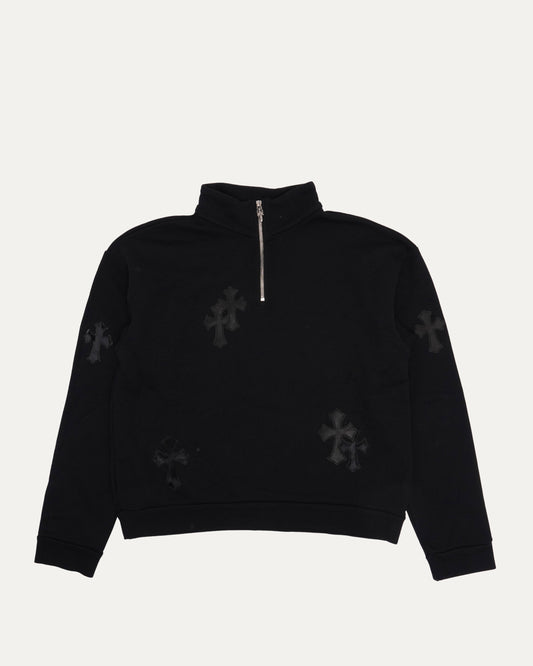 Paper Jam Cross Patch Quarter Zip Sweatshirt