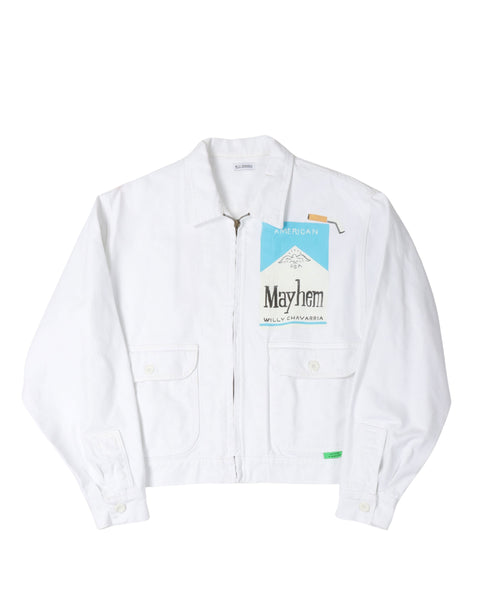 Willy Chavarria Mayhem Painted Denim Jacket – Justin Reed