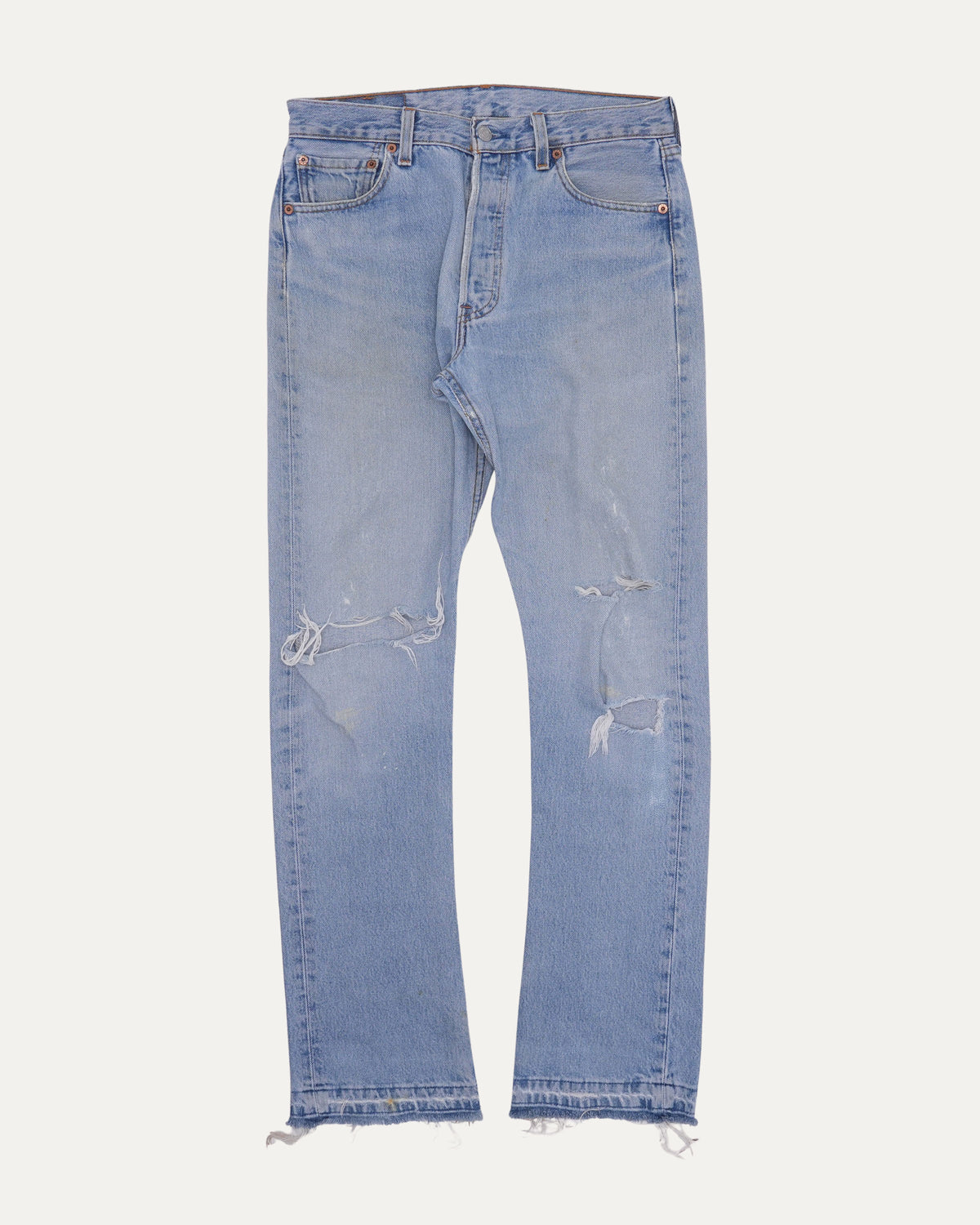 Distressed Levi's 501 Jeans