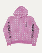 Monogram Zip Up Hoodie