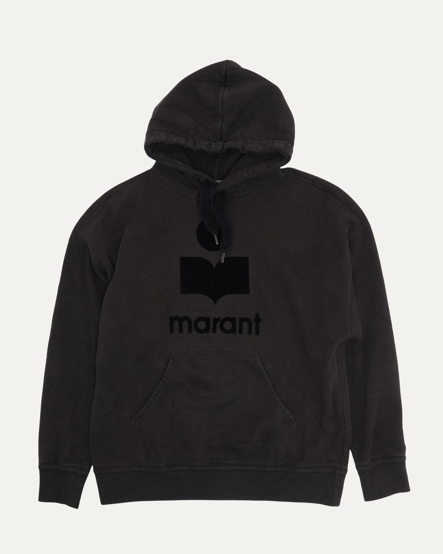 Miley Flocked Logo Hoodie