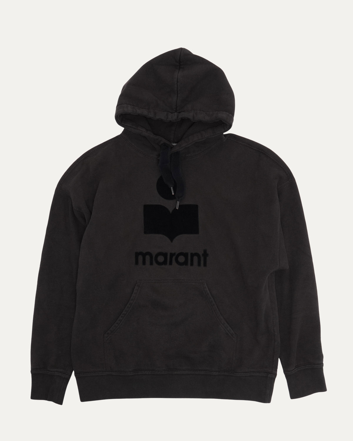 Miley Flocked Logo Hoodie