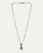 Diamond Star of David Necklace