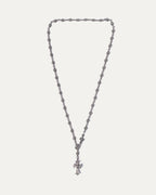 Tiny E Choke Chain Necklace