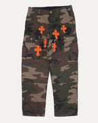 Cross Patch Camouflage Cargo Pants