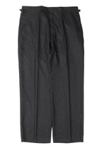 Pinstripe Silk-Wool Blend Trousers