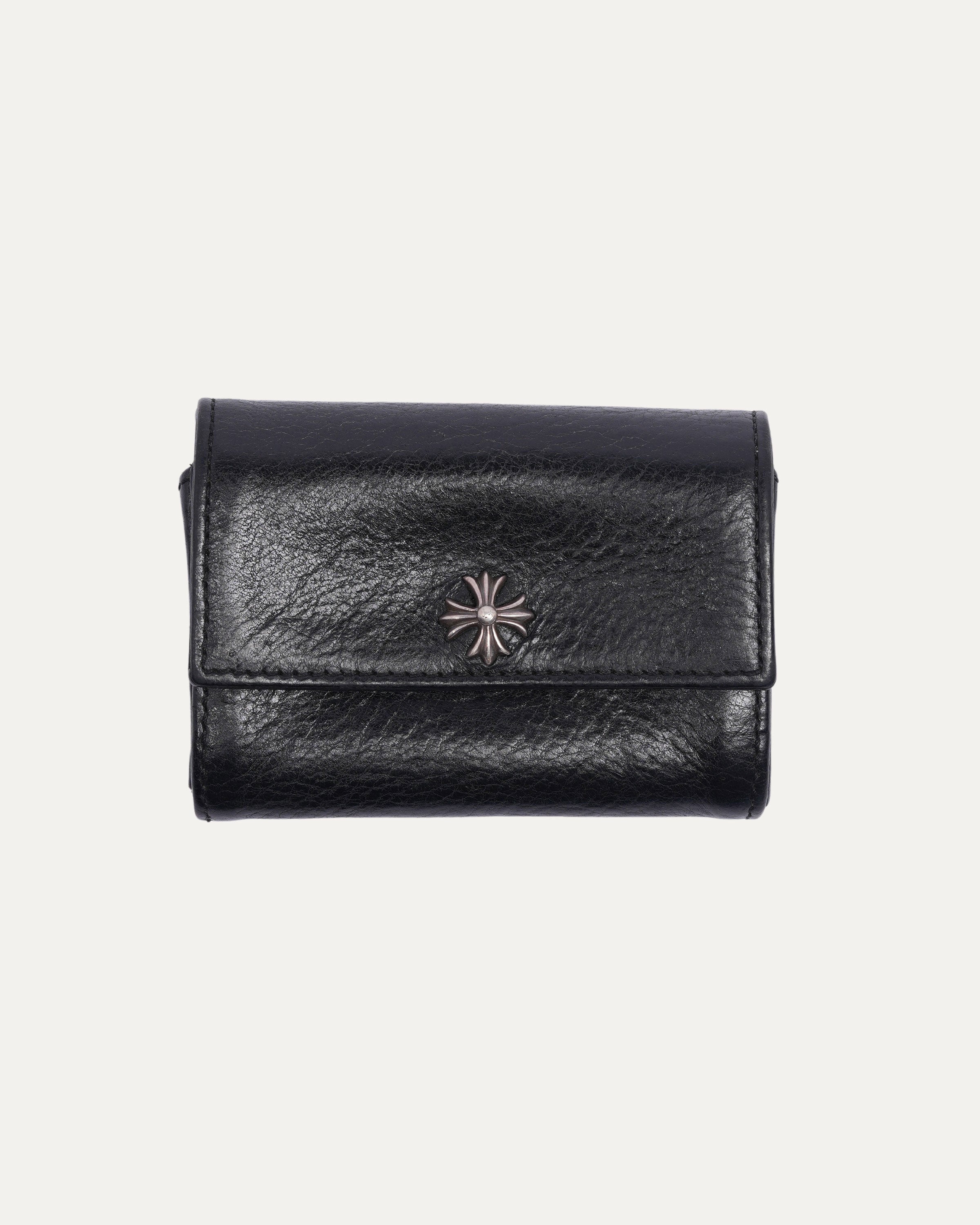 Tiny Plus Cross Leather Wallet